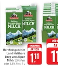 Haltbare Berg und Alpen Milch 1,5% Fett bei EDEKA im Prospekt "" für 1,11 €