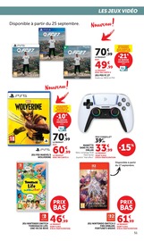 Promos Console PS5 dans le catalogue "L'ANNIVERSAIRE GAGNANT DES MAGASINS U" de Hyper U Console PS5 en promo dans le catalogue Hyper U à la page 51