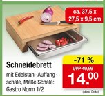 Schneidebrett für 14,00 € bei Zimmermann im Angebot Schneidebrett im aktuellen Zimmermann Prospekt