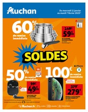 Prospectus Auchan Hypermarché en cours, "SOLDES",20 pages