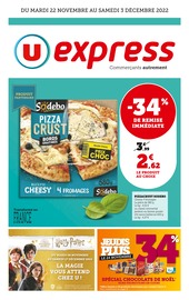 Catalogue U Express à Lyon cette semaine, valable du 22/11/2022 au 03/12/2022 Prospectus U Express à Lyon, "U Express", 16 pages de promos valables du 22/11/2022 au 03/12/2022