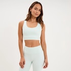 Brassière de sport dos nageur bleu turquoise femme - La Halle Brassière de sport dos nageur bleu turquoise femme à 10,00 € dans le catalogue La Halle