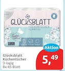 Küchentücher von Glücksblatt für 5,49 € bei budni im Angebot Küchentücher von Glücksblatt im aktuellen budni Prospekt