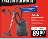 AEG Bodenstaubsauger Angebote bei famila Nordost Kiel für 89,00 €