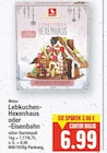 Lebkuchen-Hexenhaus oder -Eisenbahn Angebote von Weiss bei E center Falkensee für 6,99 €