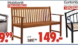 Holzbank Angebote bei Wreesmann Görlitz für 99,99 €