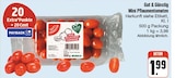 Mini Pflaumentomaten Angebot im nah und gut Prospekt Mini Pflaumentomaten im nah und gut Prospekt zum Preis von 1,99 €