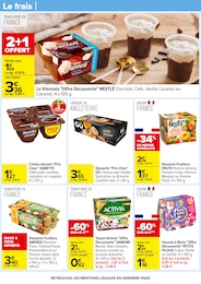 Prix et réduction Activia dans le prospectus Carrefour en cours Offre Activia dans le catalogue Carrefour du moment à la page 34