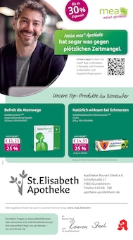 mea - meine apotheke Prospekt der KW 45 "Unsere November-Angebote" Aktueller mea - meine apotheke Prospekt "Unsere November-Angebote" Seite 1 von 4 Seiten