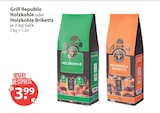 Holzkohle im V-Markt Prospekt Holzkohle oder Holzkohle Briketts von Grill Republic im aktuellen V-Markt Prospekt für 3,99 €
