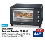 Back- und Toastofen TO 2042 im Angebot bei ALDI Nord in Magdeburg Back- und Toastofen TO 2042 Angebote von SEVERIN bei ALDI Nord Magdeburg für 44,99 €