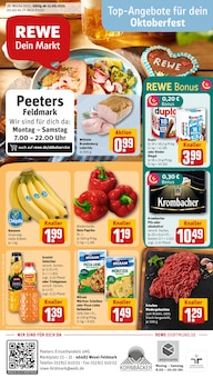 Aktueller REWE Prospekt "Dein Markt" Seite 1 von 31 Seiten für Wesel