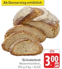 EDEKA Offenburg - Gründerbrot Angebot im Prospekt Gründerbrot bei EDEKA im Offenburg Prospekt für 3,00 €