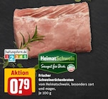 Frischer Schweinerückenbraten im Angebot bei REWE in Gelsenkirchen Frischer Schweinerückenbraten Angebote von HeimatSchwein bei REWE Gelsenkirchen für 0,79 €