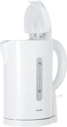 Bouilloire OCEAB1W Blanche + Grille pain OCEAGP2FW Blanc + Cafetière OCEACF6W Blanche - Géant Casino à Antony Bouilloire OCEAB1W Blanche + Grille pain OCEAGP2FW Blanc + Cafetière OCEACF6W Blanche en promo chez Géant Casino Antony à 19,80 €