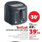 Friteuse à huile Uno - Tefal en promo chez Hyper U Arras à 39,99 €