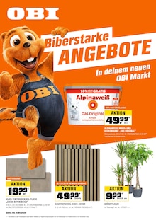 OBI Osterode (Harz) Prospekt "BIBERSTARKE ANGEBOTE" mit 16 Seiten