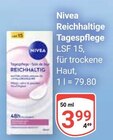 Reichhaltige Tagespflege Angebote von Nivea bei GLOBUS Rostock für 3,99 €