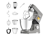 Titanium Chef Patissier XL KWL90.124SI mit Innenbeleuchtung, Waage, Wärmefunktion und viel Zubehör Küchenmaschine Silber (Rührschüsselkapazität: 7 l, 1400 Watt) von KENWOOD im aktuellen MediaMarkt Saturn Prospekt für 799,99 €