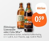 Limonade oder Cola-Mix im Angebot bei tegut in Kitzingen Limonade oder Cola-Mix Angebote von Flötzinger bei tegut Kitzingen für 0,59 €