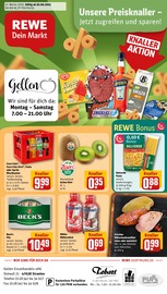 Cola im REWE Prospekt in Straelen Aktueller REWE Prospekt mit Cola, "Dein Markt", Seite 1