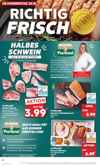 Schweinefleisch im Kaufland Prospekt "RICHTIG FRISCH" mit 69 Seiten (Hamburg)