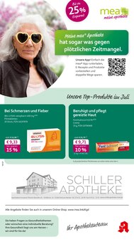 Aktueller mea - meine apotheke Prospekt (Horb (Neckar), 4 Seiten zum blättern mea - meine apotheke Prospekt Unsere Juli-Angebote mit 4 Seiten