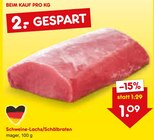 Schweine-Lachs/Schälbraten bei Netto Marken-Discount im Sömmerda Prospekt für 1,09 €
