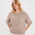 La Halle Clamart - Promo Pull col rond manches courtes beige femme Promo Pull col rond manches courtes beige femme à 19,99 € dans le catalogue La Halle à Clamart