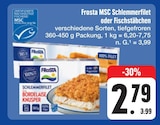 MSC Schlemmerfilet oder Fischstäbchen Angebote von Frosta bei E center Bamberg für 2,79 €