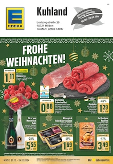 EDEKA Hilden Prospekt "Aktuelle Angebote" mit 16 Seiten