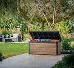 Coffre Polypropylène Signature Ashwood 570 L - KETER en promo chez LEROY MERLIN Coffre Polypropylène Signature Ashwood 570 L - KETER dans le catalogue LEROY MERLIN