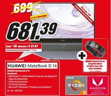 Media-Markt Regensburg - Matebook D14, Notebook Matebook D14, Notebook Angebot bei Media-Markt Regensburg im Prospekt "ALLES FÜR ECHTE PLAYER!"