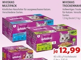 Multipack Angebote von Whiskas bei Zookauf Remscheid für 12,99 €