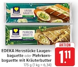 Laugenbaguette im Angebot bei EDEKA in Frankfurt Laugenbaguette Angebote von EDEKA Herzstücke bei EDEKA Frankfurt für 1,11 €
