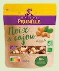 Noix de cajou décortiquée bio - MAÎTRE PRUNILLE - Intermarché Hyper Noix de cajou décortiquée bio - MAÎTRE PRUNILLE à 1,56 € dans le catalogue Intermarché Hyper