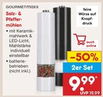 Salz- & Pfeffermühlen von GOURMETmaxx im aktuellen Netto Marken-Discount Prospekt