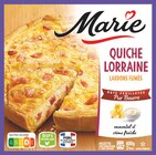 Quiche lorraine aux lardons fumés surgelée - MARIE en promo chez Intermarché Super Saint-Chamond à 1,84 €