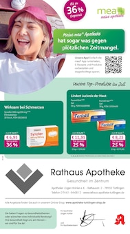 Aktueller mea - meine apotheke Prospekt "Unsere Juli-Angebote" für Tuttlingen Aktueller mea - meine apotheke Prospekt für Tuttlingen mit Seiten