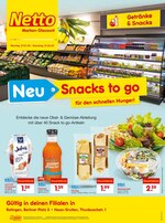 Netto Marken-Discount Prospekt "Neu - Snacks to go für den schnellen Hunger!", 2 Seiten, für Velbert, 27.01.2020 - 01.02.2020 Netto Marken-Discount Prospekt "Neu - Snacks to go für den schnellen Hunger!", 2 Seiten, für Velbert, 27.01.2020 - 01.02.2020