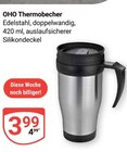 Thermobecher im Angebot bei GLOBUS in Oberhausen Thermobecher Angebote von OHO bei GLOBUS Oberhausen für 3,99 €