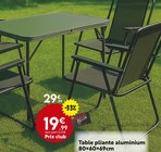 Table pliante aluminium - Maxi Bazar à Lyon Table pliante aluminium en promo chez Maxi Bazar Lyon à 19,99 €