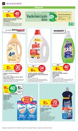 Promos Lessive Liquide dans le catalogue "-60% DE REMISE IMMÉDIATE SUR LE 2ÈME" de Intermarché Super Lessive Liquide en promo dans le catalogue Intermarché Super à la page 24