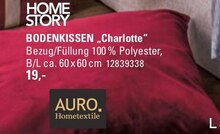Bodenkissen „Charlotte“ bei Höffner in Mannheim Bodenkissen „Charlotte“ im Angebot bei Höffner Mannheim für 19,00 €