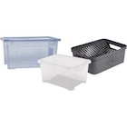 SUR TOUTES LES BOITES DE RANGEMENT PLASTIQUE - CARREFOUR HOME dans le catalogue Carrefour