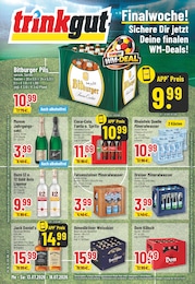 Trinkgut Prospekt für Würselen mit 10 Seiten Trinkgut Prospekt für Würselen: "Aktuelle Angebote", 10 Seiten, 13.07.2026 - 18.07.2026