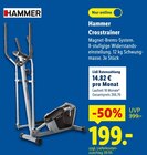 Crosstrainer Angebote von Hammer bei Lidl Kiel für 199,00 €