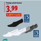 Protège-pieds homme - Livergy en promo chez Lidl Noisy-le-Grand à 3,99 €