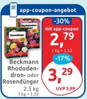 Rhododendron-Dünger im Angebot bei budni in Buchholz Rhododendron-Dünger Angebote von Beckmann bei budni Buchholz für 2,79 €