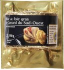 Bloc de foie gras de Canard du Sud-Ouest IGP avec morceaux - CASINO DELICES dans le catalogue Géant Casino
